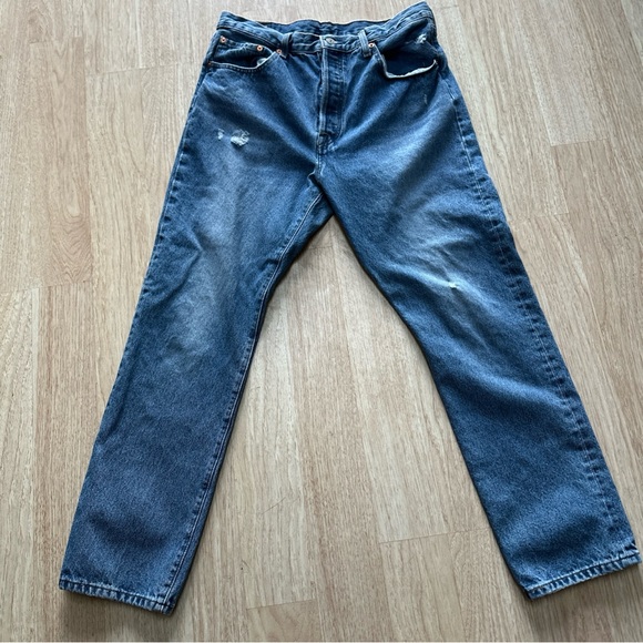 Vintage Levi’s 501 Jeans W 32 L30 Distressed. Unisex - Picture 1 of 13